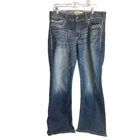Ariat Jeans Ariat Womens Mid Rise Boot Cut Real Riding Jeans Sz 32